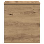 Boîte de rangement vidaXL en chêne fait main 40x42x46 cm en bois d'ingénierie