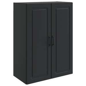 vidaXL Armoire Murale 66 x 34 5 x 90 cm Bois d'ingénierie Noir