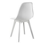 Lot de 2 chaises de cuisine salle à manger 83 cm blanc 03_0003628