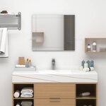 vidaXL Miroir mural 60x50 cm Verre
