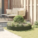 vidaXL Pots de jardin 5 Pièces vert olive 120x120x20 cm en acier