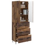 vidaXL Ensemble de Meubles 2 Pièces Bois ancien 66 x 34 5 x 90 cm