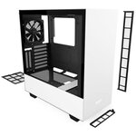 NZXT BOITIER PC H710 Midi - Moyen Tour - Blanc - Verre trempé - Format ATX (CA-H510i-W1)