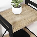 vidaXL Étagère Chêne Sonoma 40 x 30 x 85 cm Bois d'ingénierie