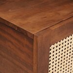 vidaXL Tables basses Marron 100 x 54 x 40 cm