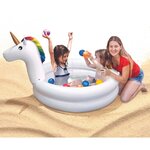 Piscinette gonflable licorne 130 cm