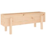 vidaXL Lit surélevé de jardin 101x30x38 cm bois de pin massif