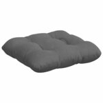 vidaXL Coussins de siège 4 Pièces Gris foncé 40 x 40 cm