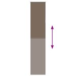 vidaXL Store enrouleur occultant café 55x230cm largeur du tissu 50 7cm