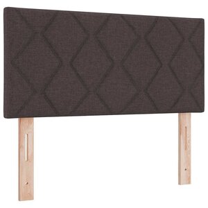 vidaXL Tête de lit Marron foncé 90 cm Cuir synthétique