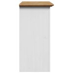vidaXL Armoire murale de salle de bain BODO blanc et marron 44x30x60cm