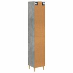vidaXL Ensemble de Meubles 2 Pièces Gris béton Bois d'ingénierie