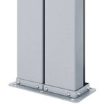 vidaXL Auvent latéral rétractable Bleu 117x1200 cm