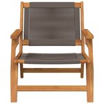 vidaXL Mobilier de jardin 2 Pièces Gris 67 x 76 x 73 cm