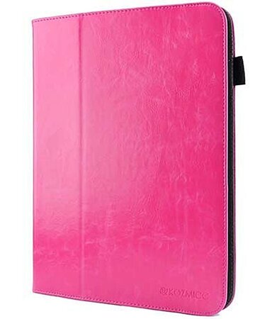 Étui de protection universelle à rabat ngs pink stripe pour tablettes 8"max (rose)