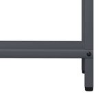 vidaXL Portant de bois chauffage anthracite 60x25x90 cm