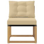 vidaXL Sofa de milieu extérieur