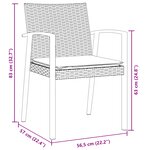 vidaXL Ensemble de 5 Marron et crème