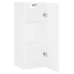 vidaXL Armoire murale blanc 34 5x34x90 cm bois d'ingénierie