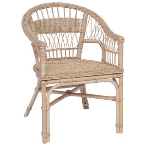 vidaXL Chaise empilable Rotin Naturel 60 x 60 x 81 cm