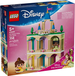 LEGO Disney 43291 Belle et Tiana miniatures château 3 étages 358 pièces