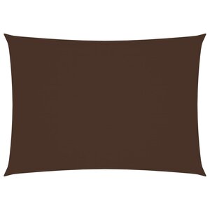 vidaXL Voile de parasol tissu oxford rectangulaire 2x3 m marron