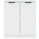 vidaXL Buffet Blanc 60x30x70 cm Bois d'ingénierie