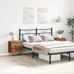 vidaXL Cabinet de chevet avec tiroir 2 Pièces Bois ancien 40 x 35 x 50 cm