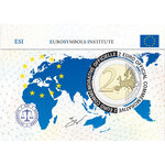 Série compléte 16 coincards erasmus 2022 à“ 2 euro commémorative x 16 piécesà“ 35 ans du programme erasmus