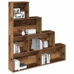 vidaXL Bibliothèque vieux bois 157x24x160 cm bois d'ingénierie