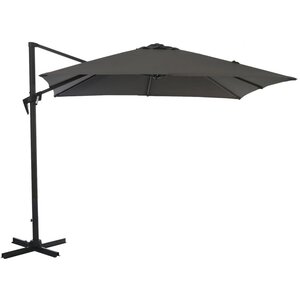 Parasol déporté carré en aluminium 3x3m roma