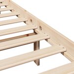 vidaXL Cadre de lit sans matelas 200x200 cm bois massif de pin