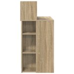 vidaXL Bureau avec Rangement Chêne Sonoma 90x48x101.5 cm Bois d'ingénierie