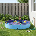 vidaXL Piscine pour enfants Bleu Ø300 x 38 cm
