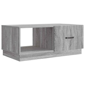 vidaXL Table basse Sonoma gris 90 x 50 x 37 cm Bois d'ingénierie