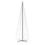 vidaXL Arbre de Noël cône 1400 LED Colorées 160x500 cm