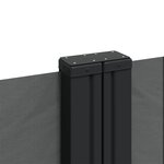 vidaXL Auvent latéral rétractable Anthracite 180x1200 cm