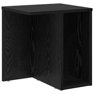 vidaXL Table d'appoint Chêne noir 37 x 32 x 40 cm Bois d'ingénierie