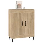 vidaXL Buffet Chêne sonoma 69 5x34x90 cm Bois d'ingénierie