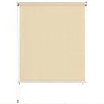 vidaXL Store roulant d'extérieur 240 x 230 cm Couleur crème