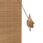 vidaXL Stores et Occultants Marron Clair 110 x 220 cm Bambou