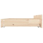 vidaXL Tiroirs de lit 4 Pièces Bois de pin massif