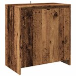vidaXL Buffet 2 Pièces vieux bois bois d'ingénierie