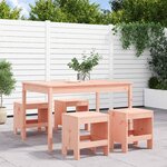 vidaXL Ensemble à manger de jardin 5Pièces bois massif Douglas
