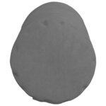 vidaXL Coussins d'accent 2 Pièces Gris foncé Ø 15 x 40 cm