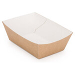 Lot de 500: Barquette carton snacking 67,5 cl