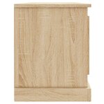 vidaXL Meuble TV chêne sonoma 100x35 5x45 cm bois d'ingénierie