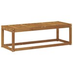 vidaXL Banc de Jardin Naturel 115 x 43 x 37 cm Bois d'Acacia Massif