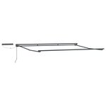 vidaXL Cadre de store rétractable électrique Anthracite 5 x 3 m Acier