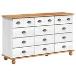 vidaXL Commode ASKIM Blanc 79 x 40 x 133 5 cm Bois de pin massif